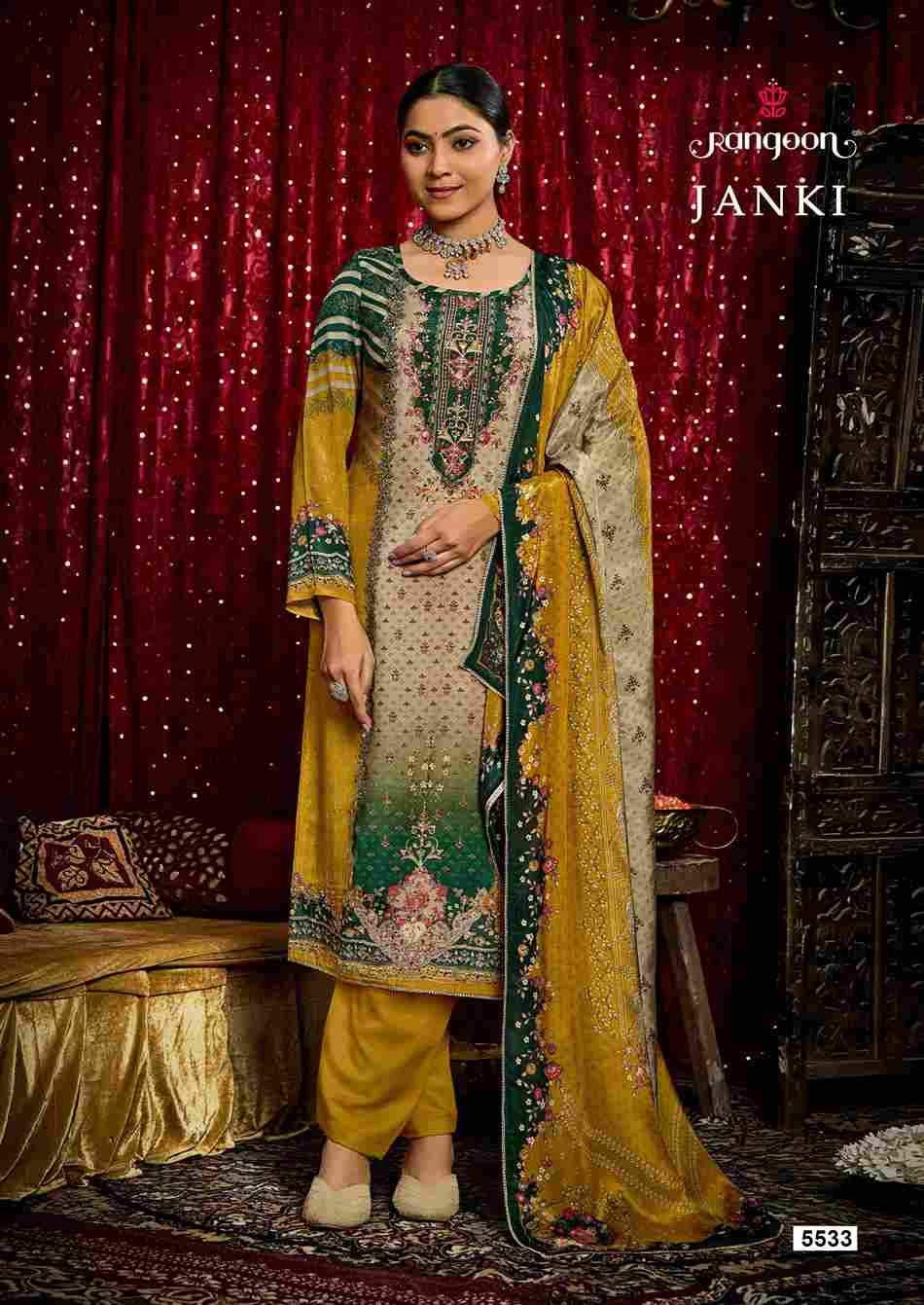 Janki By Rangoon 5531 To 5534 Series Beautiful Festive Suits Colorful Stylish Fancy Casual Wear & Ethnic Wear Pure Muslin Dresses At Wholesale Price