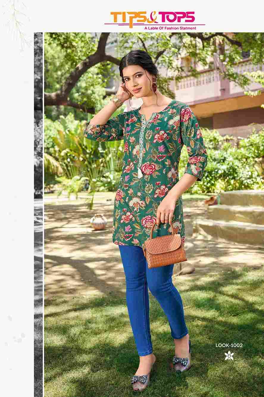 Cotton Candy Vol-7 By Tips And Tops 1001 To 1008 Series Designer Stylish Fancy Colorful Beautiful Party Wear & Ethnic Wear Collection Cotton Tops At Wholesale Price