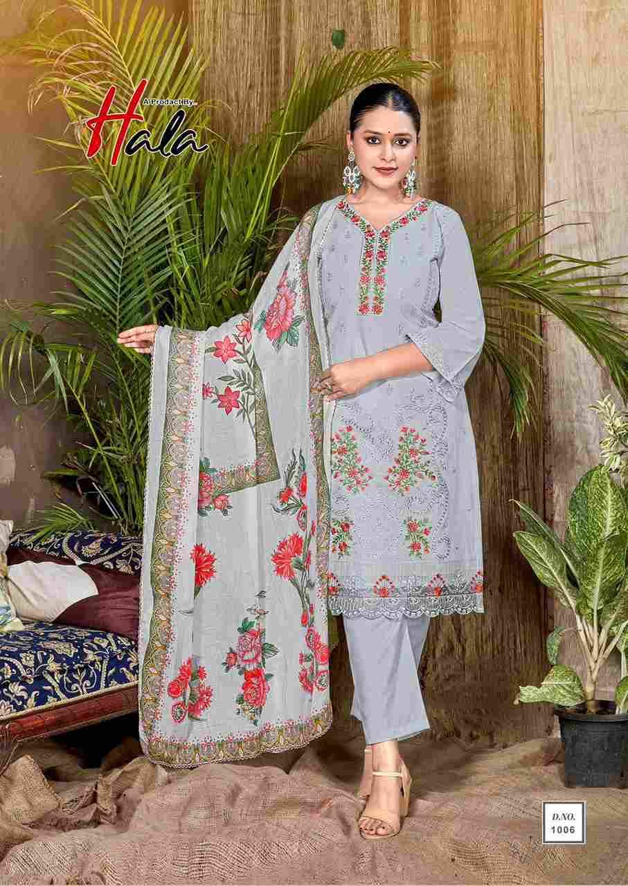 Tabeer Vol-23 By Hala 1001 To 1006 Series Beautiful Festive Suits Stylish Fancy Colorful Casual Wear & Ethnic Wear Cambric Lawn Dresses At Wholesale Price