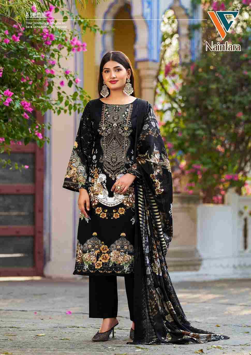Naintara Vol-1 By Vandana Creation 1001 To 1008 Series Beautiful Festive Suits Stylish Fancy Colorful Casual Wear & Ethnic Wear Cambric Cotton Print Dresses At Wholesale Price