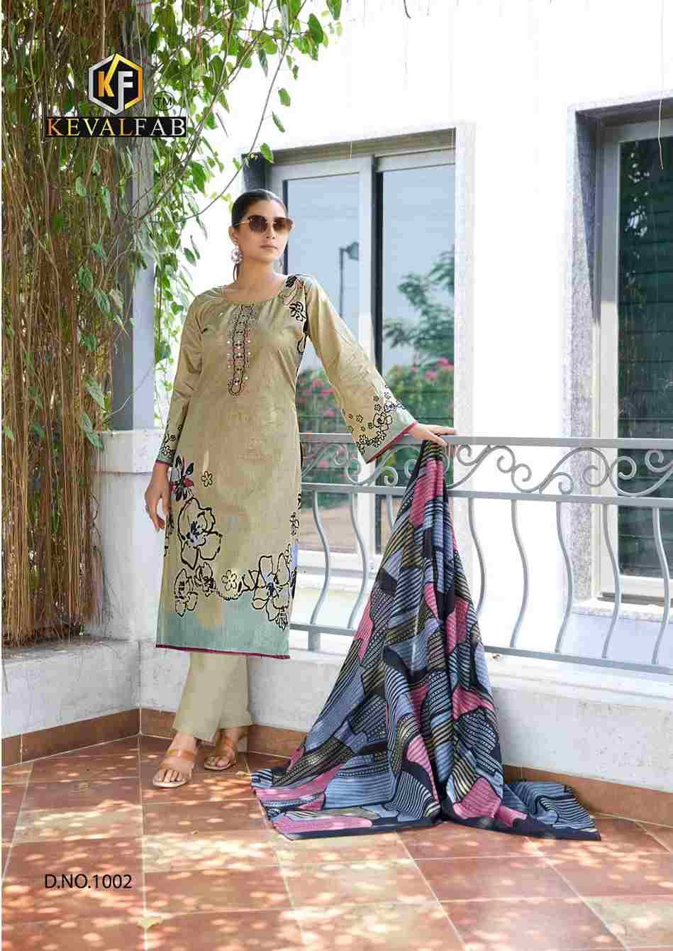 Aalaya By Keval Fab 1001 To 1008 Series Beautiful Festive Suits Stylish Fancy Colorful Casual Wear & Ethnic Wear Heavy Cotton Dresses At Wholesale Price