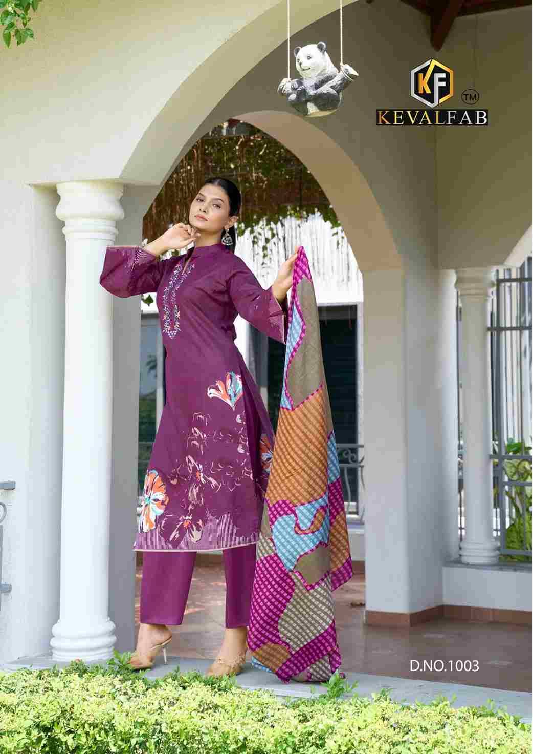 Aalaya By Keval Fab 1001 To 1008 Series Beautiful Festive Suits Stylish Fancy Colorful Casual Wear & Ethnic Wear Heavy Cotton Dresses At Wholesale Price