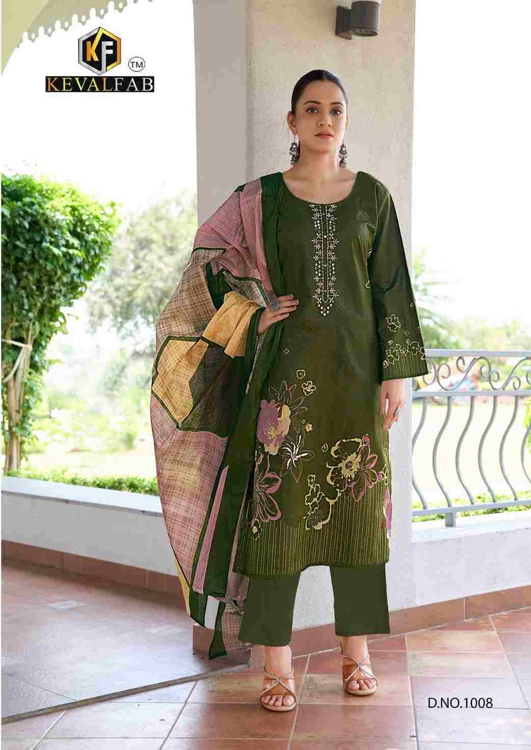 Aalaya By Keval Fab 1001 To 1008 Series Beautiful Festive Suits Stylish Fancy Colorful Casual Wear & Ethnic Wear Heavy Cotton Dresses At Wholesale Price