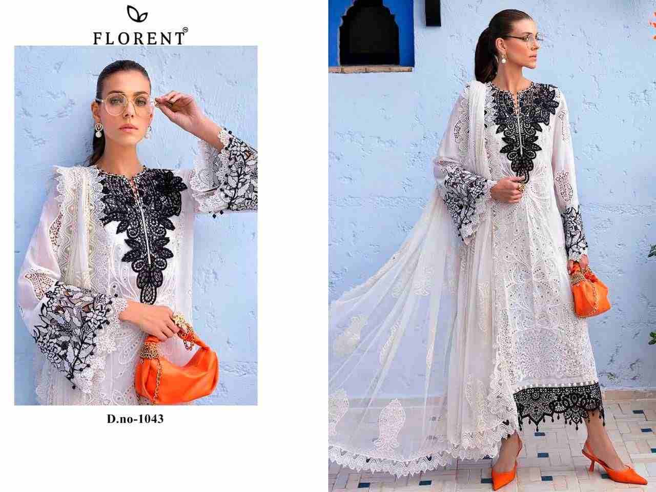 Florent 1041 Series By Fashid Wholesale 1041 To 1044 Series Beautiful Pakistani Suits Stylish Fancy Colorful Party Wear & Occasional Wear Cambric Cotton Print Dresses At Wholesale Price