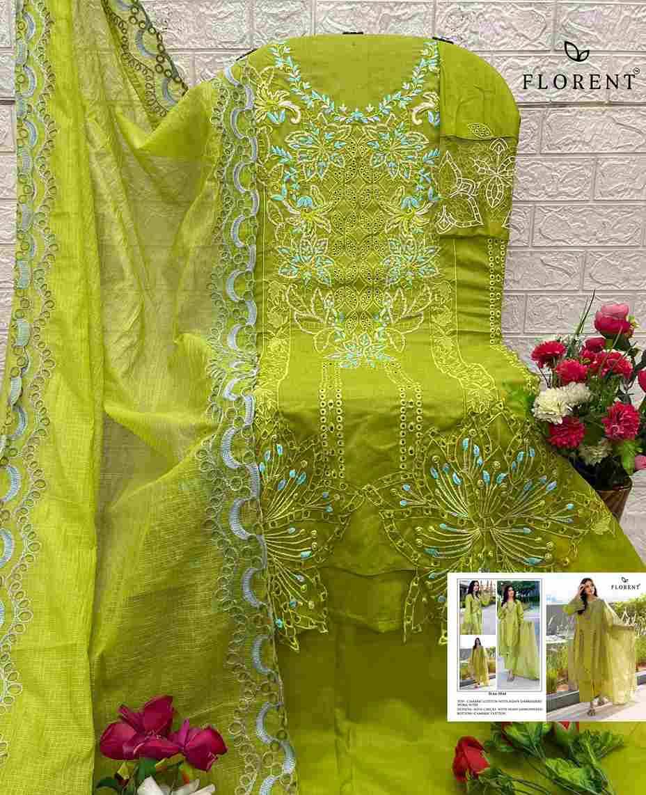 Florent 1041 Series By Fashid Wholesale 1041 To 1044 Series Beautiful Pakistani Suits Stylish Fancy Colorful Party Wear & Occasional Wear Cambric Cotton Print Dresses At Wholesale Price