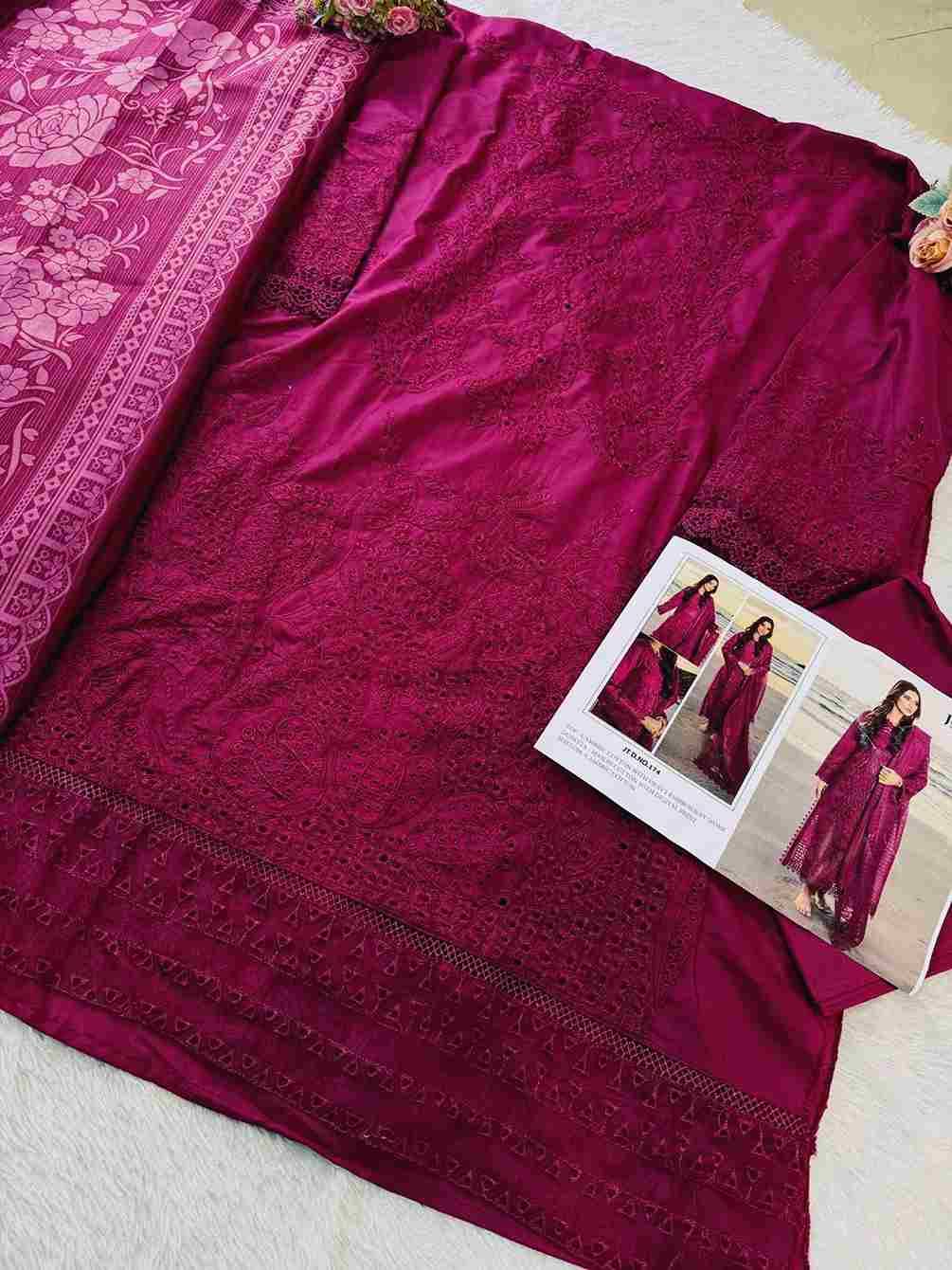 Johra Hit Design 174 By Johra Tex Beautiful Pakistani Suits Colorful Stylish Fancy Casual Wear & Ethnic Wear Cambric Cotton Embroidered Dresses At Wholesale Price