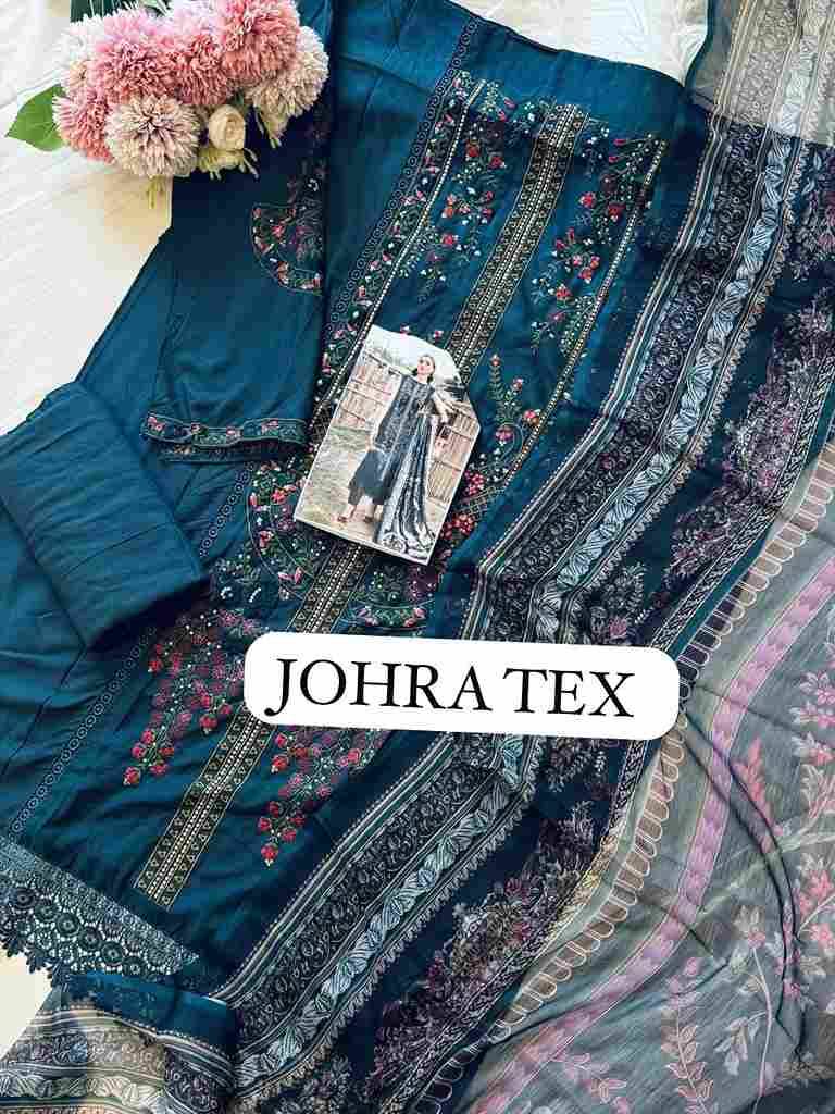 Johra Hit Design 165-D By Johra Tex Beautiful Pakistani Suits Colorful Stylish Fancy Casual Wear & Ethnic Wear Viscose Rayon Embroidered Dresses At Wholesale Price
