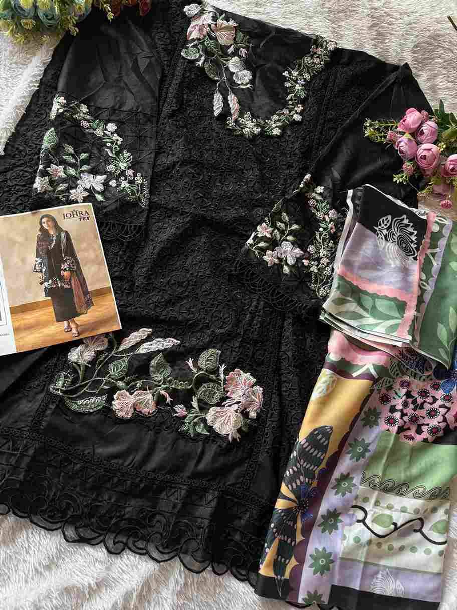 Johra Hit Design 176 By Johra Tex Beautiful Pakistani Suits Colorful Stylish Fancy Casual Wear & Ethnic Wear Cambric Cotton Embroidered Dresses At Wholesale Price