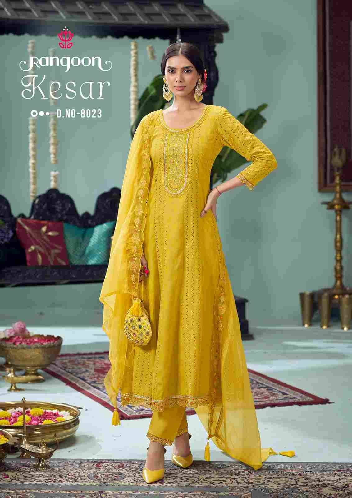 Kesar By Rangoon 8021 To 8024 Series Beautiful Festive Suits Colorful Stylish Fancy Casual Wear & Ethnic Wear Pure Cotton Dresses At Wholesale Price