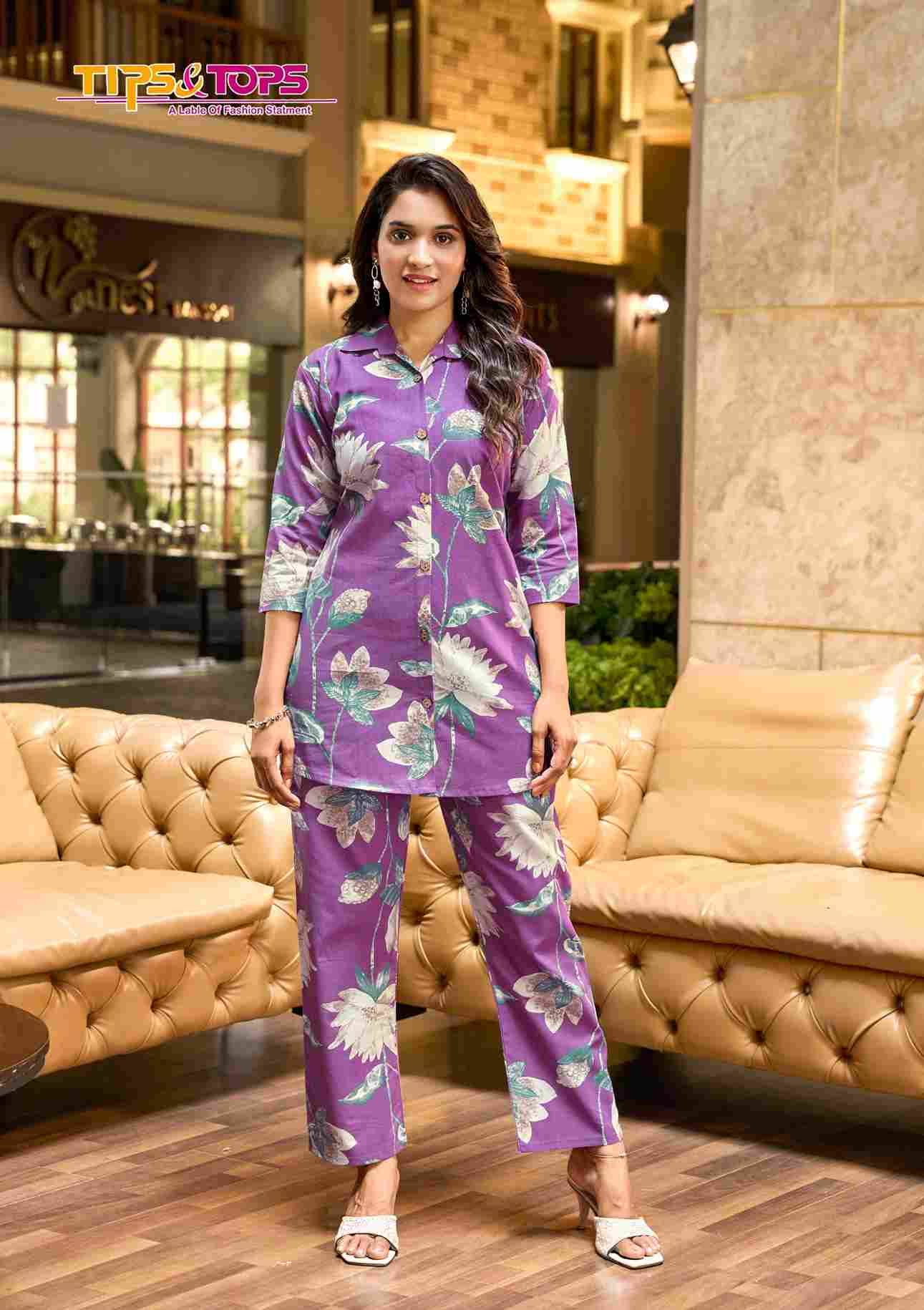 Cotton Beats Vol-3 By Tips And Tops 3001 To 3006 Series Designer Stylish Fancy Colorful Beautiful Party Wear & Ethnic Wear Collection Cotton Print Co-Ord At Wholesale Price