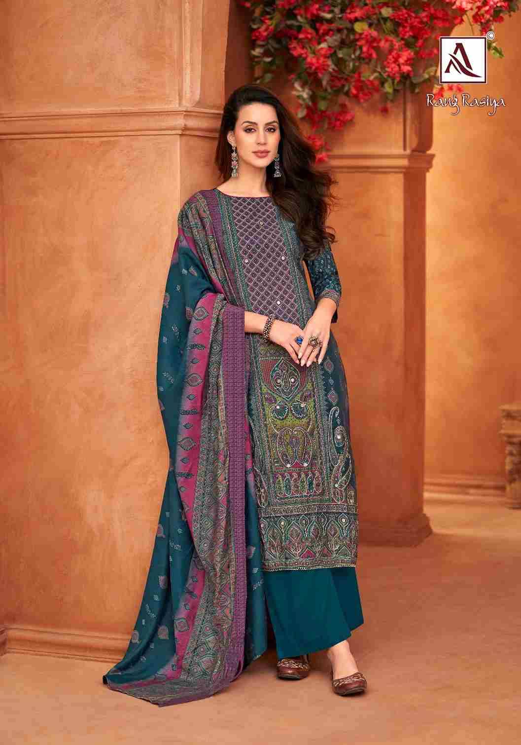 Rang Rasiya By Alok Suit 1798-01 To 1798-06 Series Beautiful Festive Suits Colorful Stylish Fancy Casual Wear & Ethnic Wear Pure Modal Dresses At Wholesale Price