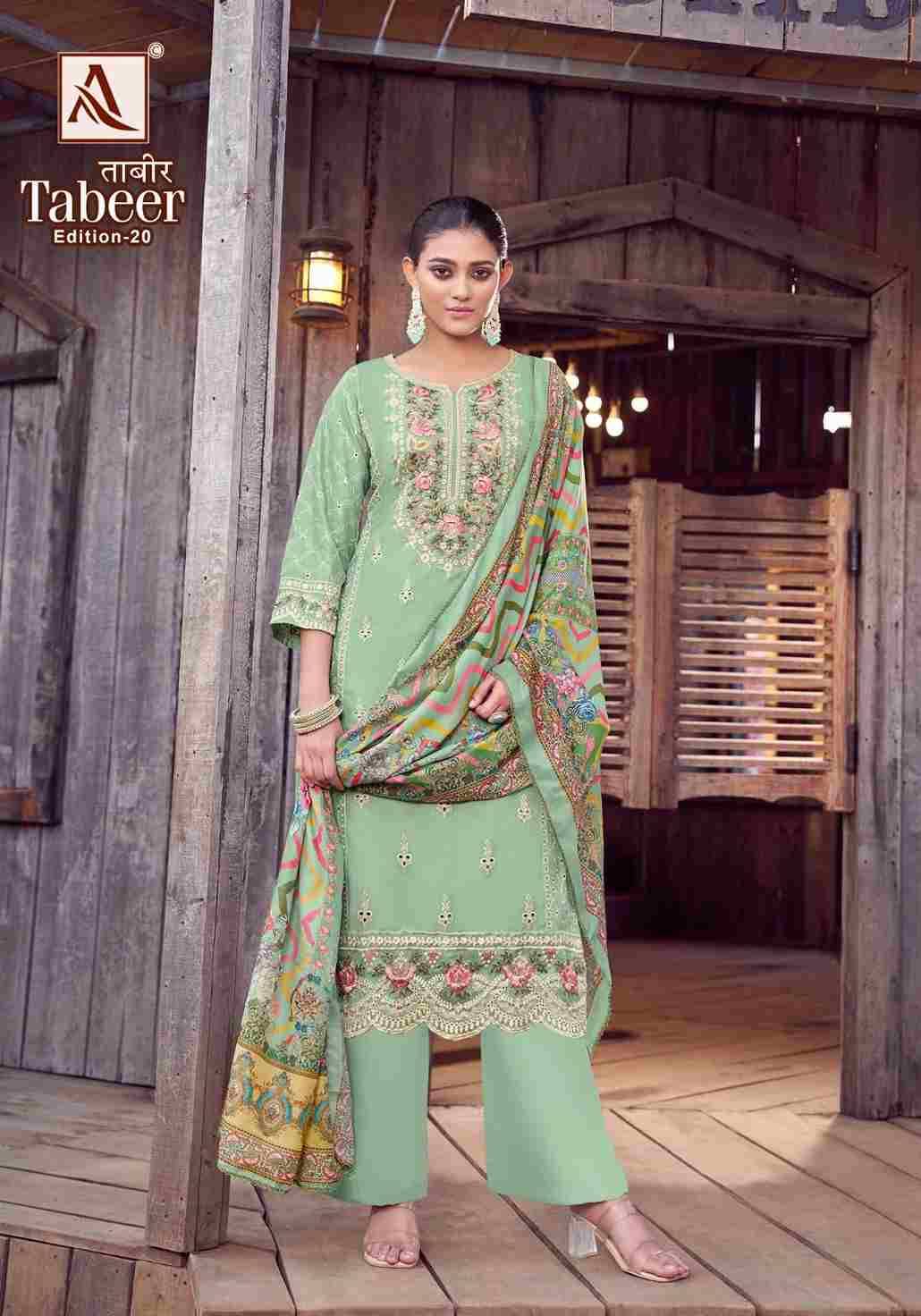 Tabeer Vol-20 By Alok Suit 1864-001 To 1864-008 Series Beautiful Festive Suits Stylish Fancy Colorful Casual Wear & Ethnic Wear Pure Cambric Lawn Embroidered Dresses At Wholesale Price