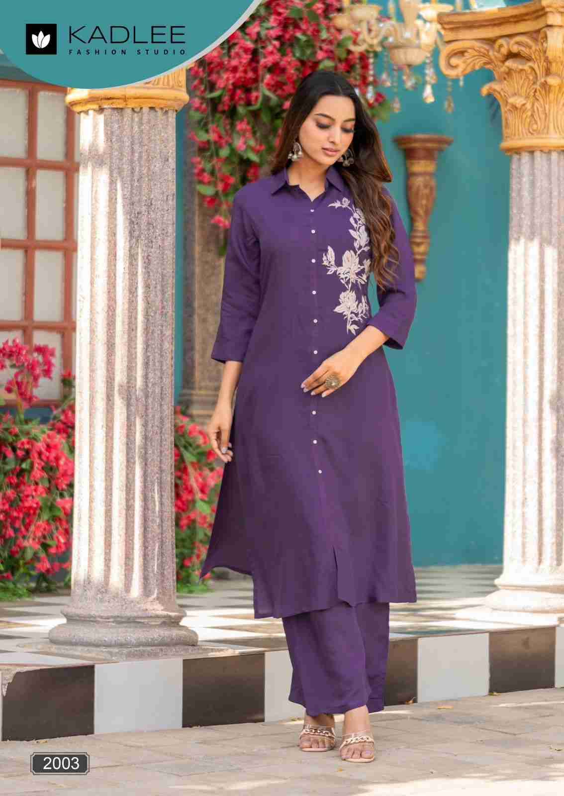 Pehchan By Kadlee 2001 To 2006 Series Designer Stylish Fancy Colorful Beautiful Party Wear & Ethnic Wear Collection Heavy Rayon Kurtis With Bottom At Wholesale Price