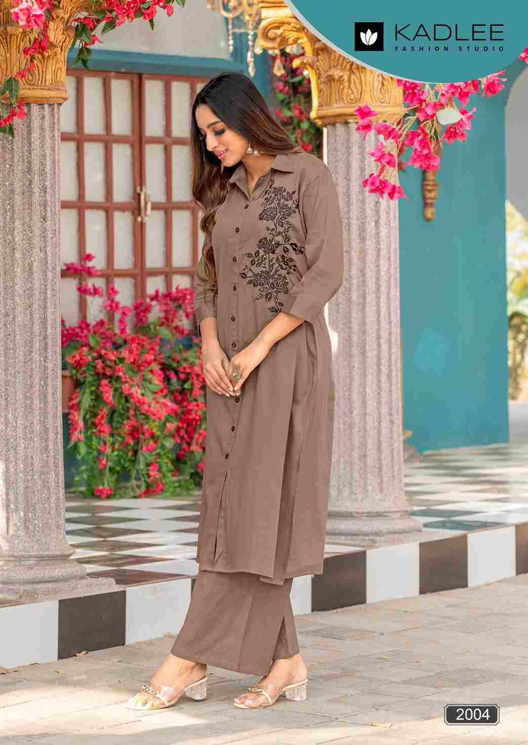 Pehchan By Kadlee 2001 To 2006 Series Designer Stylish Fancy Colorful Beautiful Party Wear & Ethnic Wear Collection Heavy Rayon Kurtis With Bottom At Wholesale Price