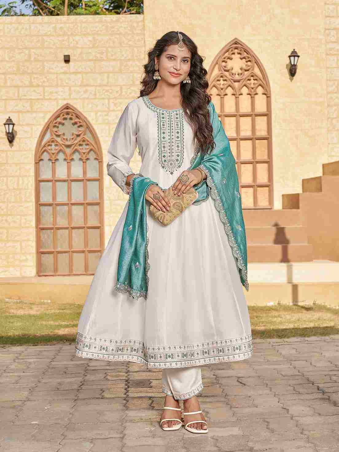 Vanilla By Aanchi 01 To 03 Series Beautiful Festive Suits Colorful Stylish Fancy Casual Wear & Ethnic Wear Vichitra Silk Dresses At Wholesale Price