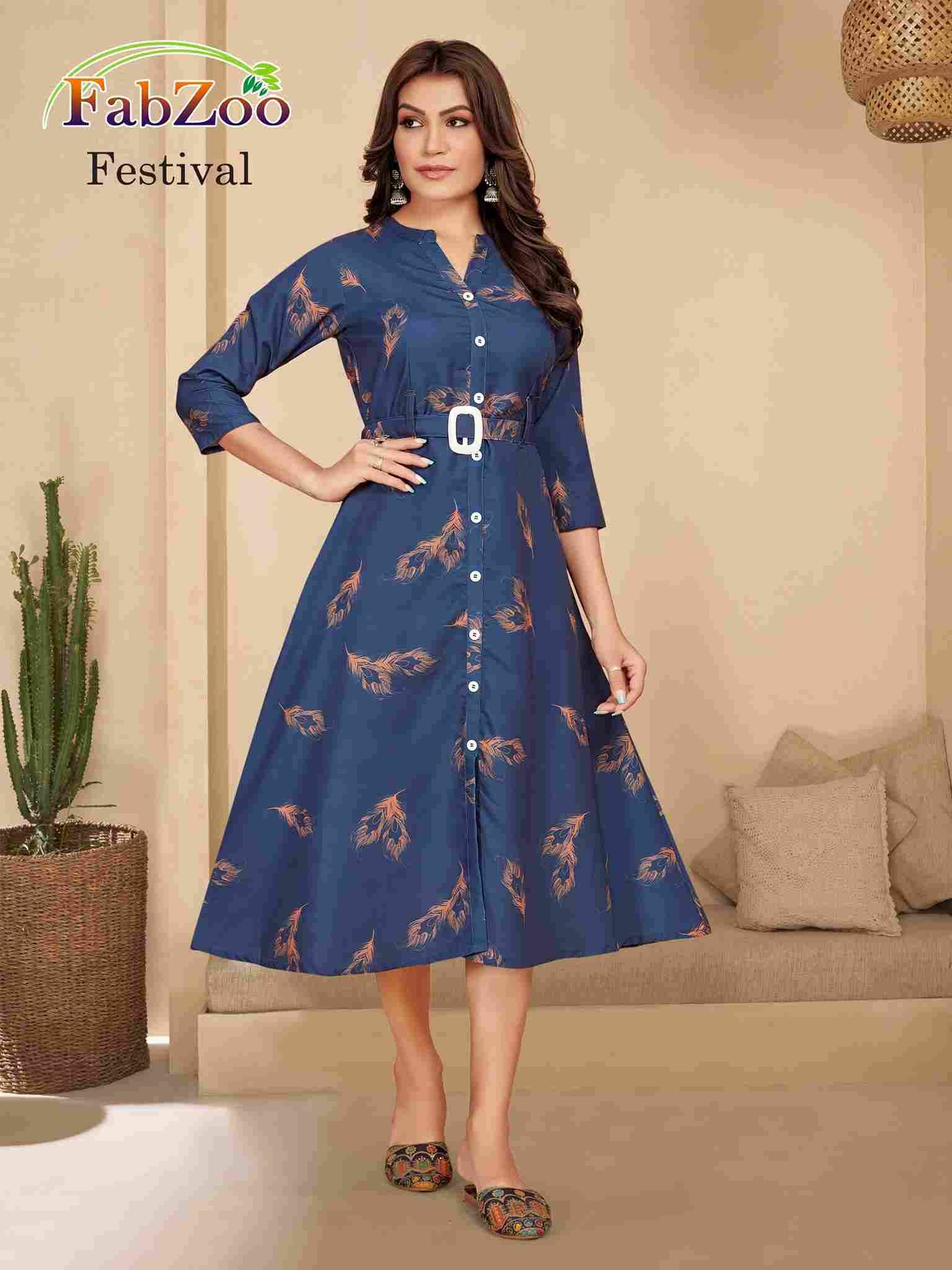 Belt Vol-2 By Fab Zoo 201 To 204 Series Designer Stylish Fancy Colorful Beautiful Party Wear & Ethnic Wear Collection Rayon Kurtis At Wholesale Price