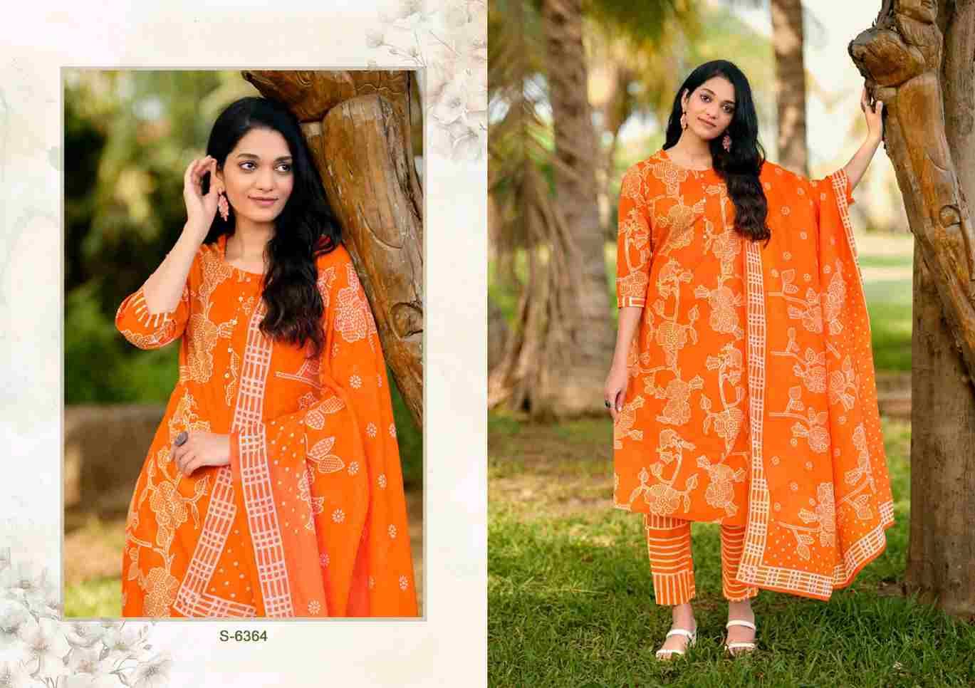 Aarvika By SBS 6364 To 6368 Series Beautiful Festive Suits Colorful Stylish Fancy Casual Wear & Ethnic Wear Cotton Dresses At Wholesale Price