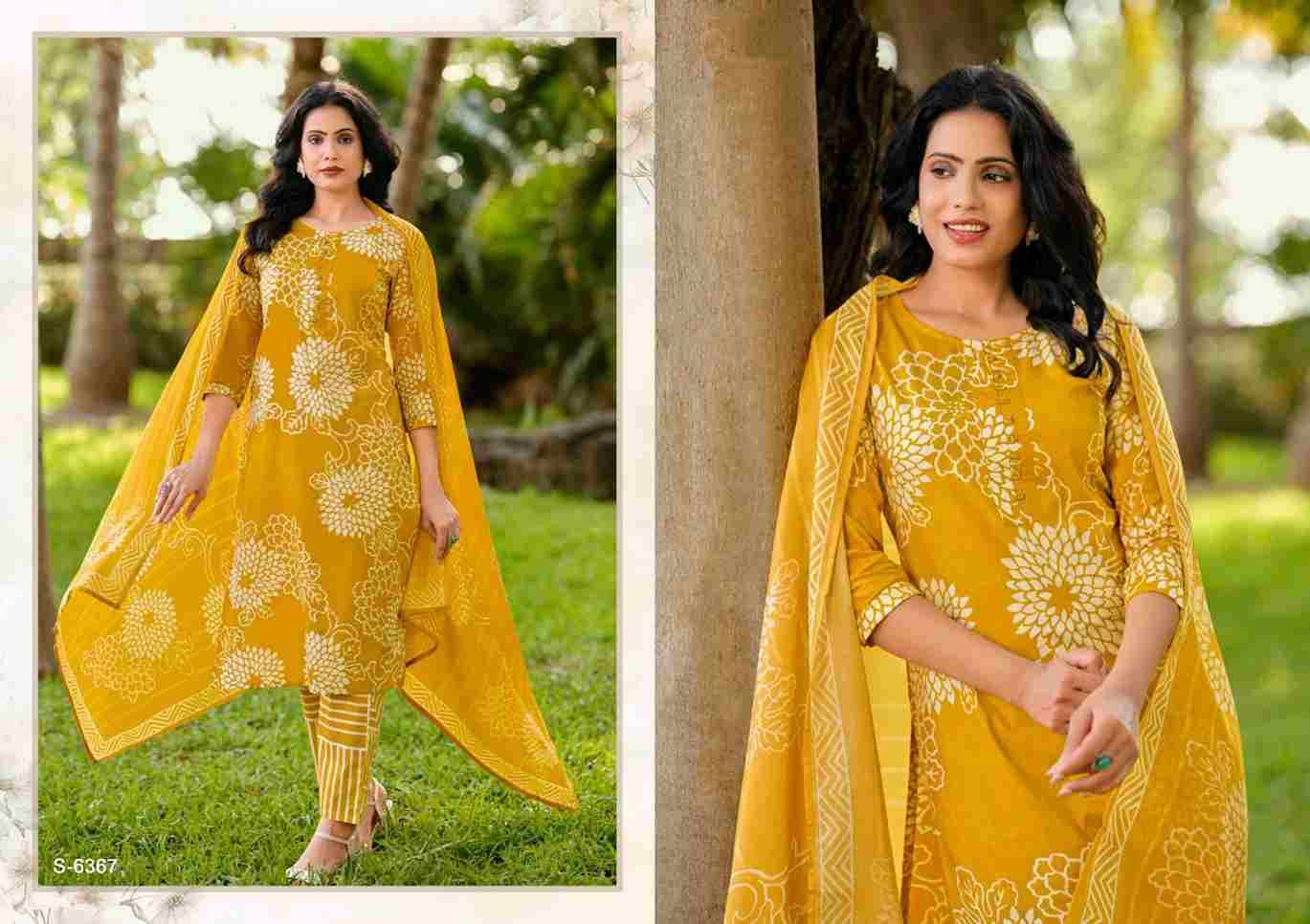 Aarvika By SBS 6364 To 6368 Series Beautiful Festive Suits Colorful Stylish Fancy Casual Wear & Ethnic Wear Cotton Dresses At Wholesale Price