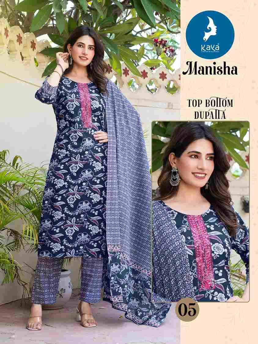 Manisha By Kaya 01 To 06 Series Beautiful Festive Suits Colorful Stylish Fancy Casual Wear & Ethnic Wear Cotton Print Dresses At Wholesale Price