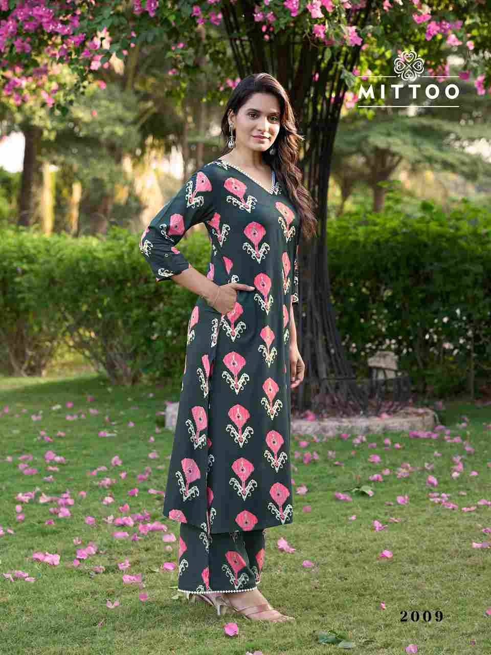 Sulekha Vol-2 By Mittoo 2007 To 2012 Series Designer Stylish Fancy Colorful Beautiful Party Wear & Ethnic Wear Collection Rayon Print Kurtis With Bottom At Wholesale Price