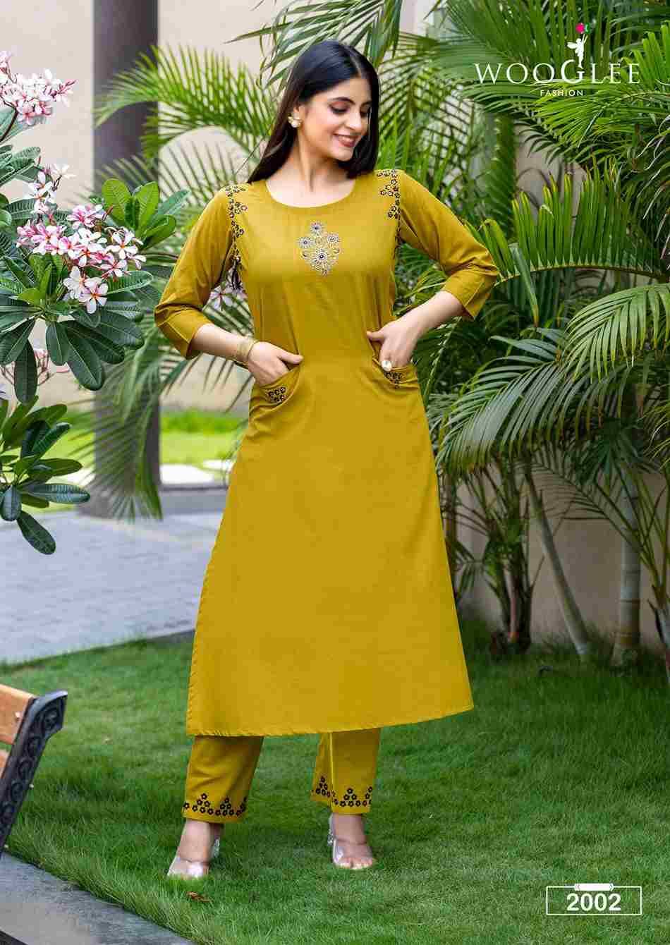 Malvika By Wooglee 2001 To 2006 Series Designer Stylish Fancy Colorful Beautiful Party Wear & Ethnic Wear Collection Pure Cotton Kurtis With Bottom At Wholesale Price