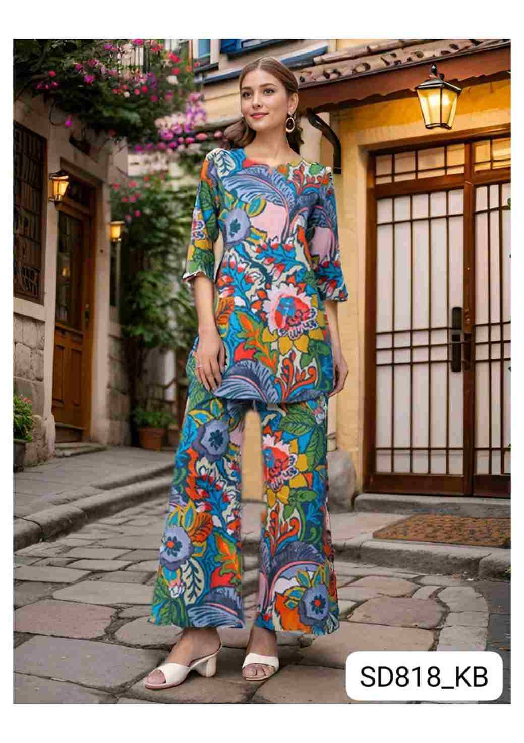 Shraddha By Kaamiri Designer Stylish Fancy Colorful Beautiful Party Wear & Ethnic Wear Collection Rayon Co-Ords At Wholesale Price