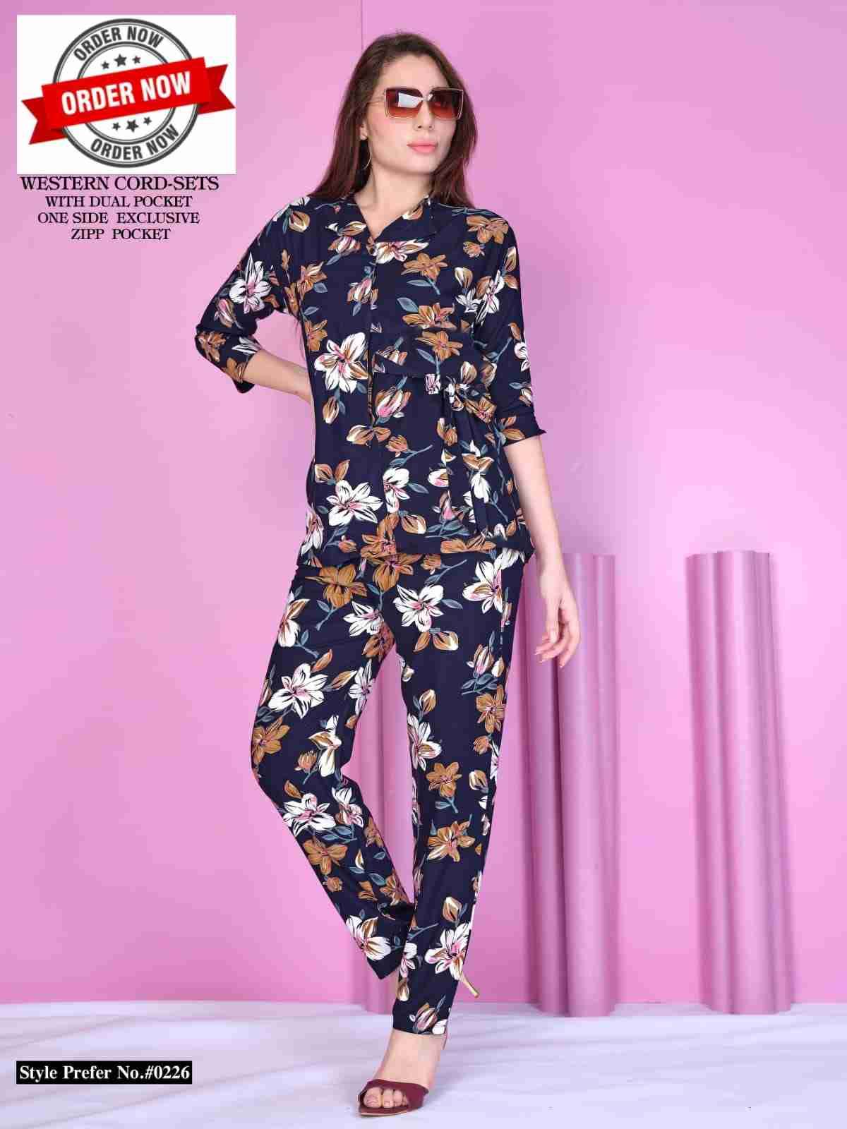 0226 By Kaamiri 0226-A To 0226-F Series Beautiful Stylish Fancy Colorful Casual Wear & Ethnic Wear Heavy Rayon Night Suits At Wholesale Price