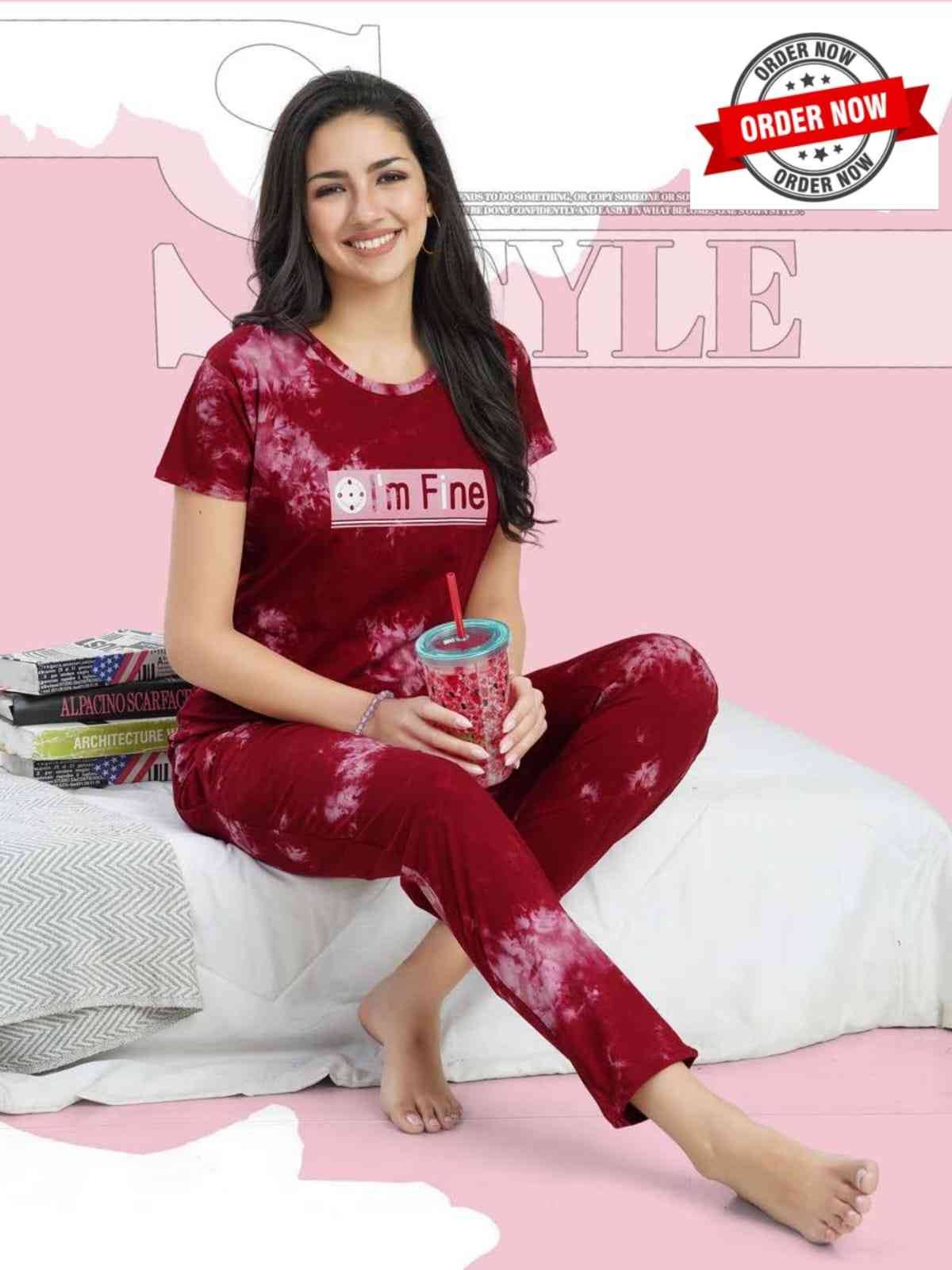 Vol-365 By Kaamiri 365-A To 365-F Series Beautiful Stylish Fancy Colorful Casual Wear & Ethnic Wear Hosiery Cotton Night Suits At Wholesale Price