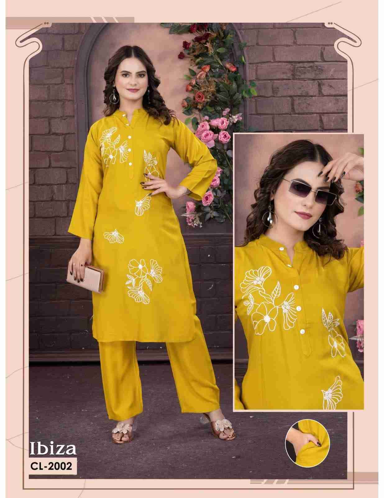Ibiza By Kaamiri 2001 To 2008 Series Designer Stylish Fancy Colorful Beautiful Party Wear & Ethnic Wear Collection Rayon Co-Ords At Wholesale Price