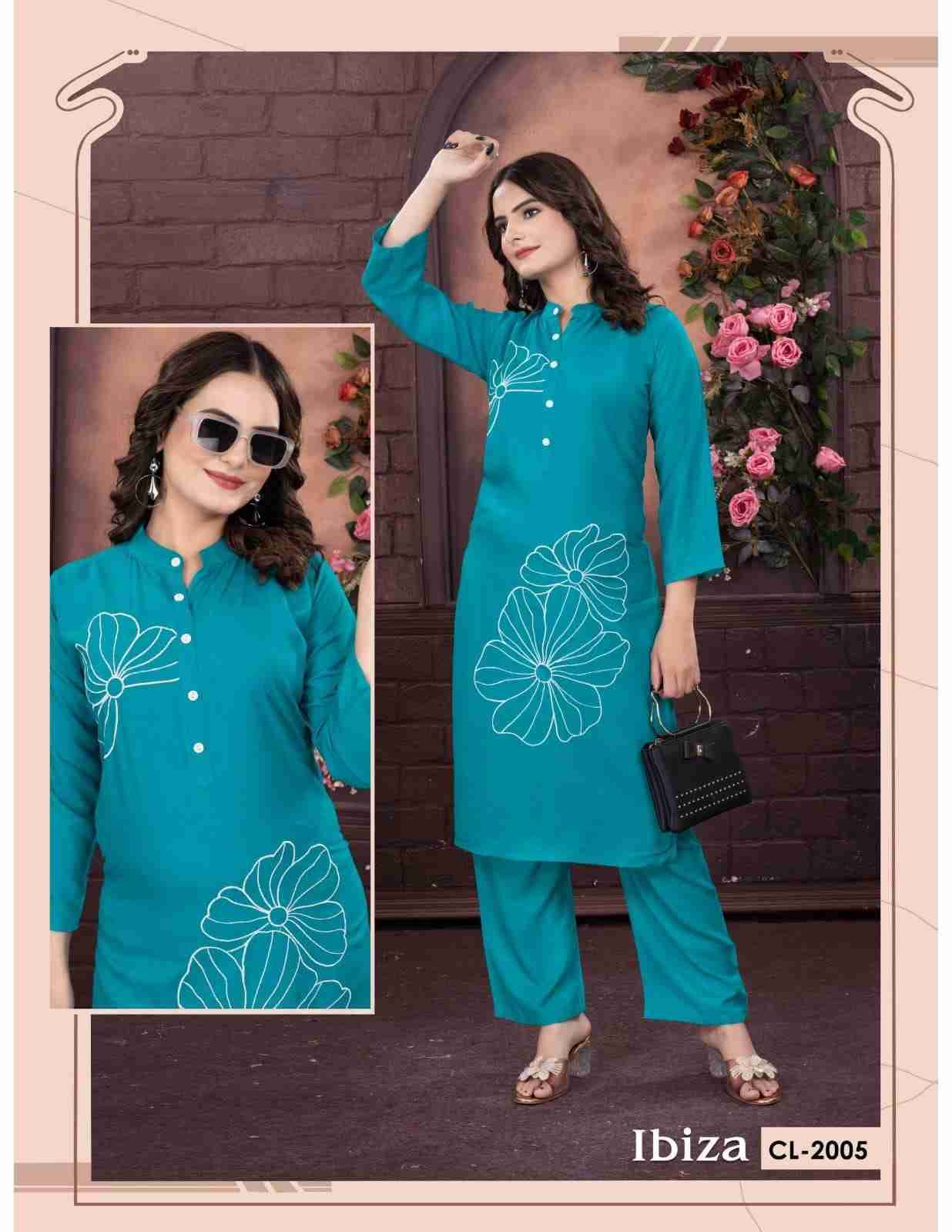 Ibiza By Kaamiri 2001 To 2008 Series Designer Stylish Fancy Colorful Beautiful Party Wear & Ethnic Wear Collection Rayon Co-Ords At Wholesale Price