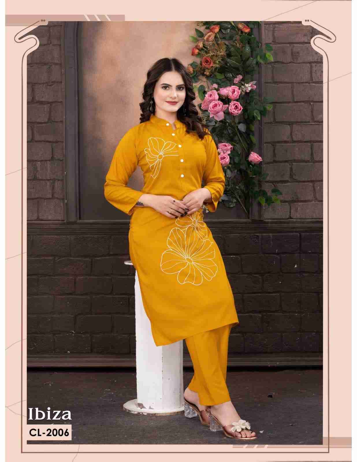 Ibiza By Kaamiri 2001 To 2008 Series Designer Stylish Fancy Colorful Beautiful Party Wear & Ethnic Wear Collection Rayon Co-Ords At Wholesale Price