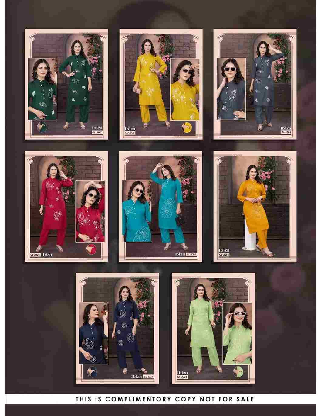 Ibiza By Kaamiri 2001 To 2008 Series Designer Stylish Fancy Colorful Beautiful Party Wear & Ethnic Wear Collection Rayon Co-Ords At Wholesale Price