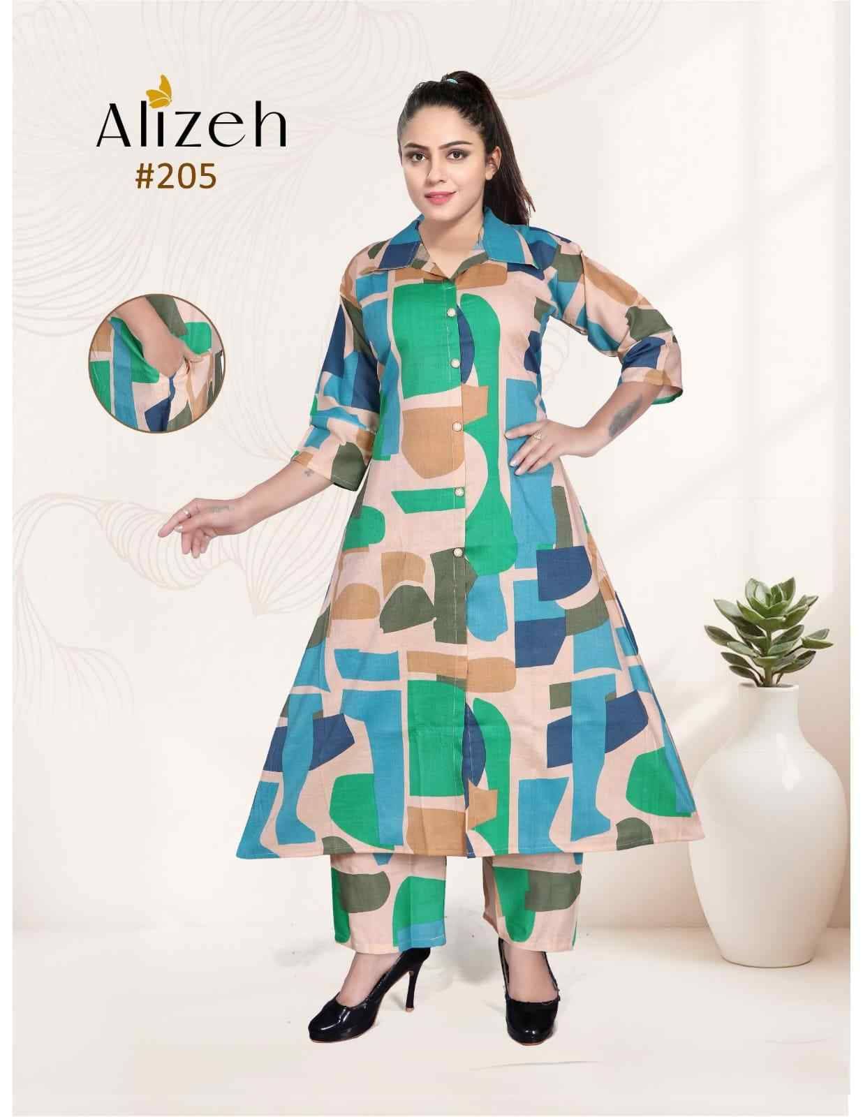 Alizeh Vol-2 By Kaamiri 201 To 208 Series Designer Stylish Fancy Colorful Beautiful Party Wear & Ethnic Wear Collection Fancy Co-Ords At Wholesale Price