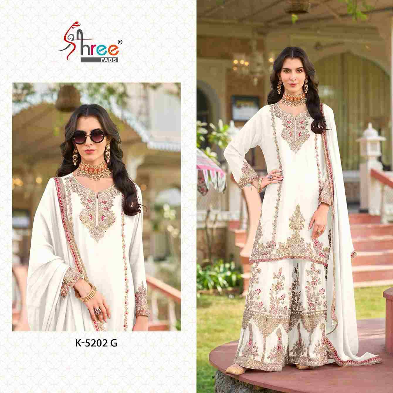 Shree Fabs Hit Design K-5202 Colours Vol-2 By Shree Fabs K-5202-D To K-5202-G Series Designer Pakistani Suits Beautiful Fancy Stylish Colorful Party Wear & Occasional Wear Chinnon With Embroidery Dresses At Wholesale Price