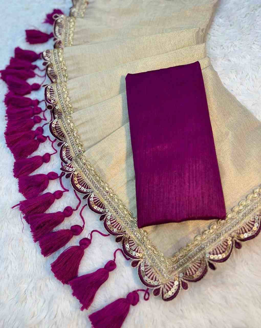 Gold By Fashid Wholesale Indian Traditional Wear Collection Beautiful Stylish Fancy Colorful Party Wear & Occasional Wear Tissue Sarees At Wholesale Price