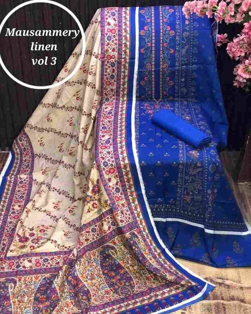 Original Pakistani Mausammery Linen Vol-3 By Fashid Wholesale 301 To 311 Series Beautiful Pakistani Suits Colorful Stylish Fancy Casual Wear & Ethnic Wear Linen Print Dresses At Wholesale Price