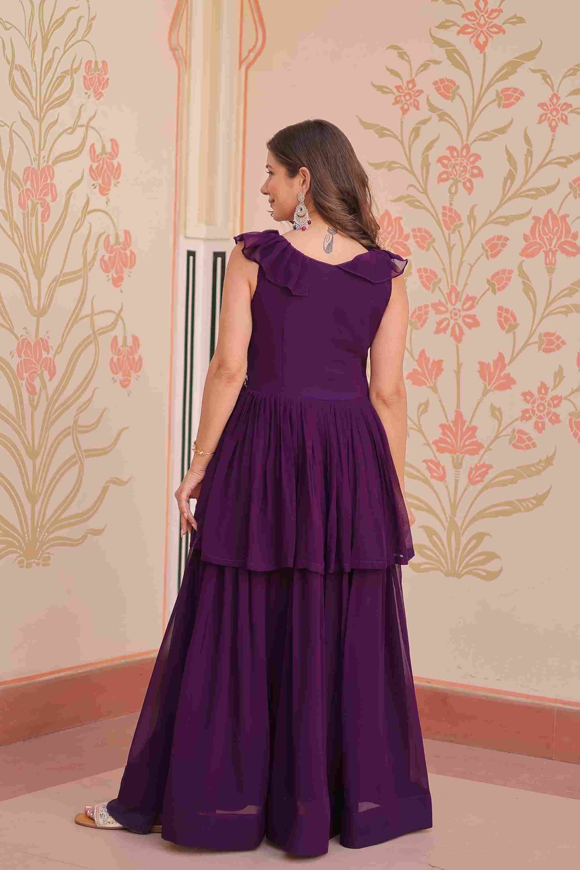Sf-1039 By Fashid Wholesale 01 To 03 Series Designer Beautiful Collection Occasional Wear & Party Wear Faux Blooming Gowns At Wholesale Price