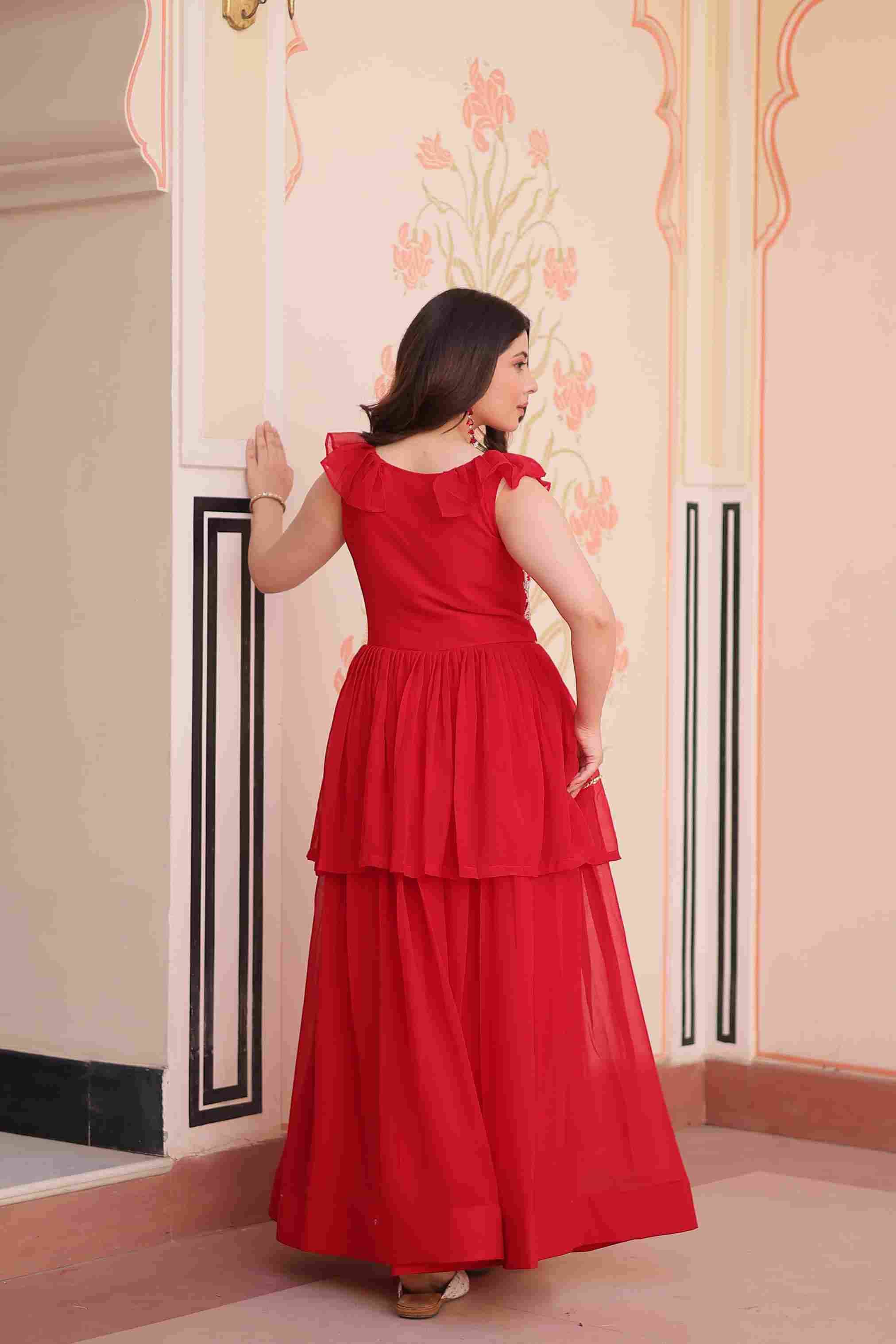Sf-1039 By Fashid Wholesale 01 To 03 Series Designer Beautiful Collection Occasional Wear & Party Wear Faux Blooming Gowns At Wholesale Price