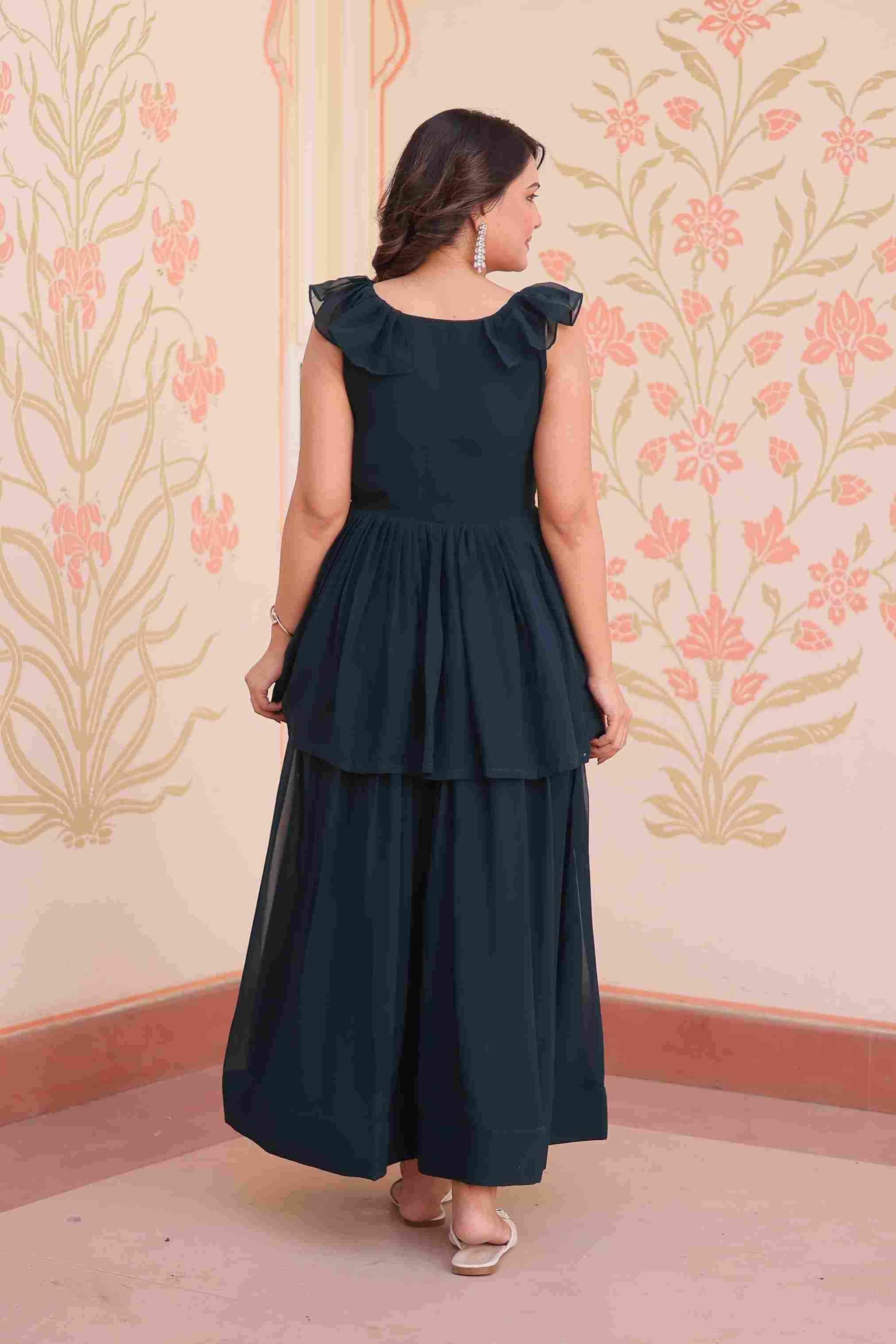 Sf-1039 By Fashid Wholesale 01 To 03 Series Designer Beautiful Collection Occasional Wear & Party Wear Faux Blooming Gowns At Wholesale Price