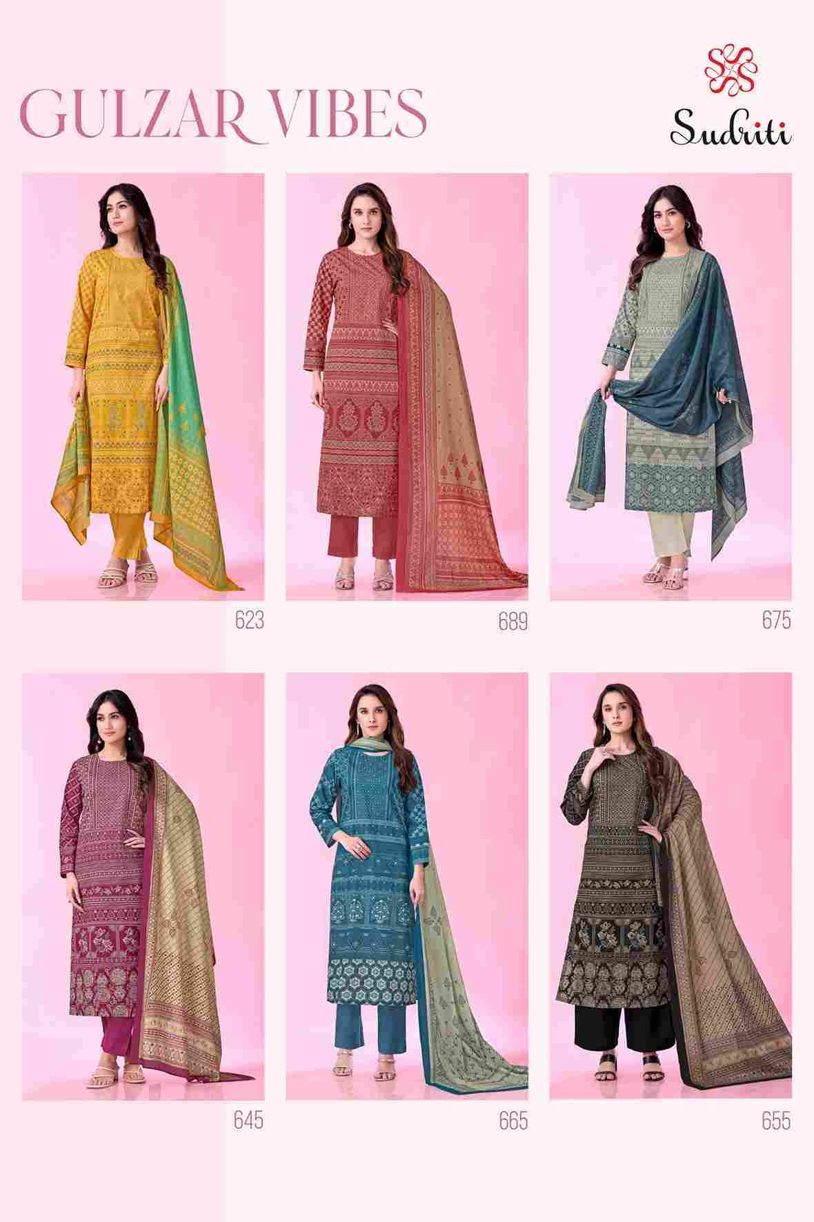 Gulzar Vibes By Sudriti Beautiful Stylish Festive Suits Fancy Colorful Casual Wear & Ethnic Wear & Ready To Wear Cotton Lawn Print Dresses At Wholesale Price
