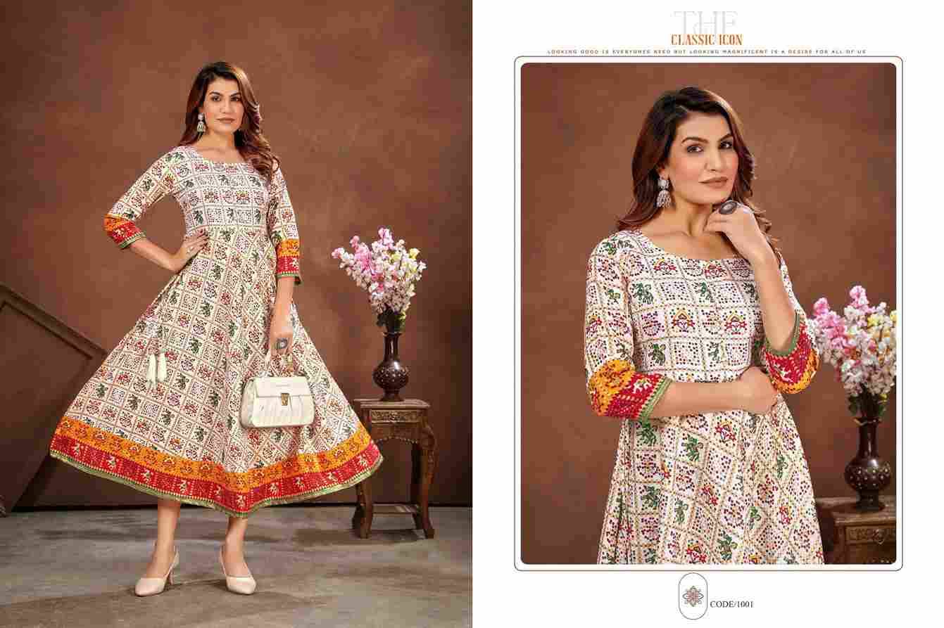 Patola Grown By Poonam Designer 1001 To 1004 Series Beautiful Stylish Fancy Colorful Casual Wear & Ethnic Wear Cotton Gown At Wholesale Price