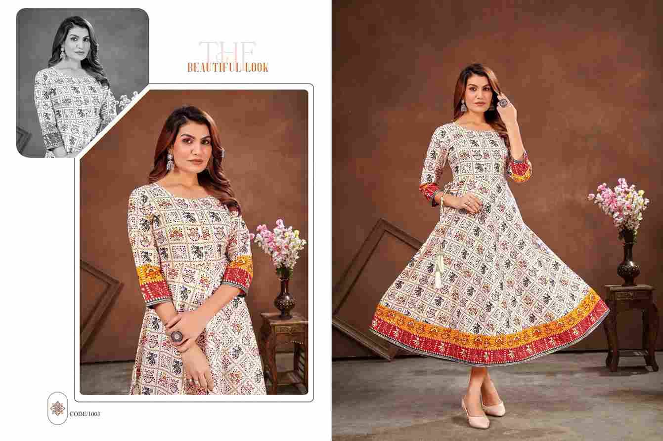 Patola Grown By Poonam Designer 1001 To 1004 Series Beautiful Stylish Fancy Colorful Casual Wear & Ethnic Wear Cotton Gown At Wholesale Price
