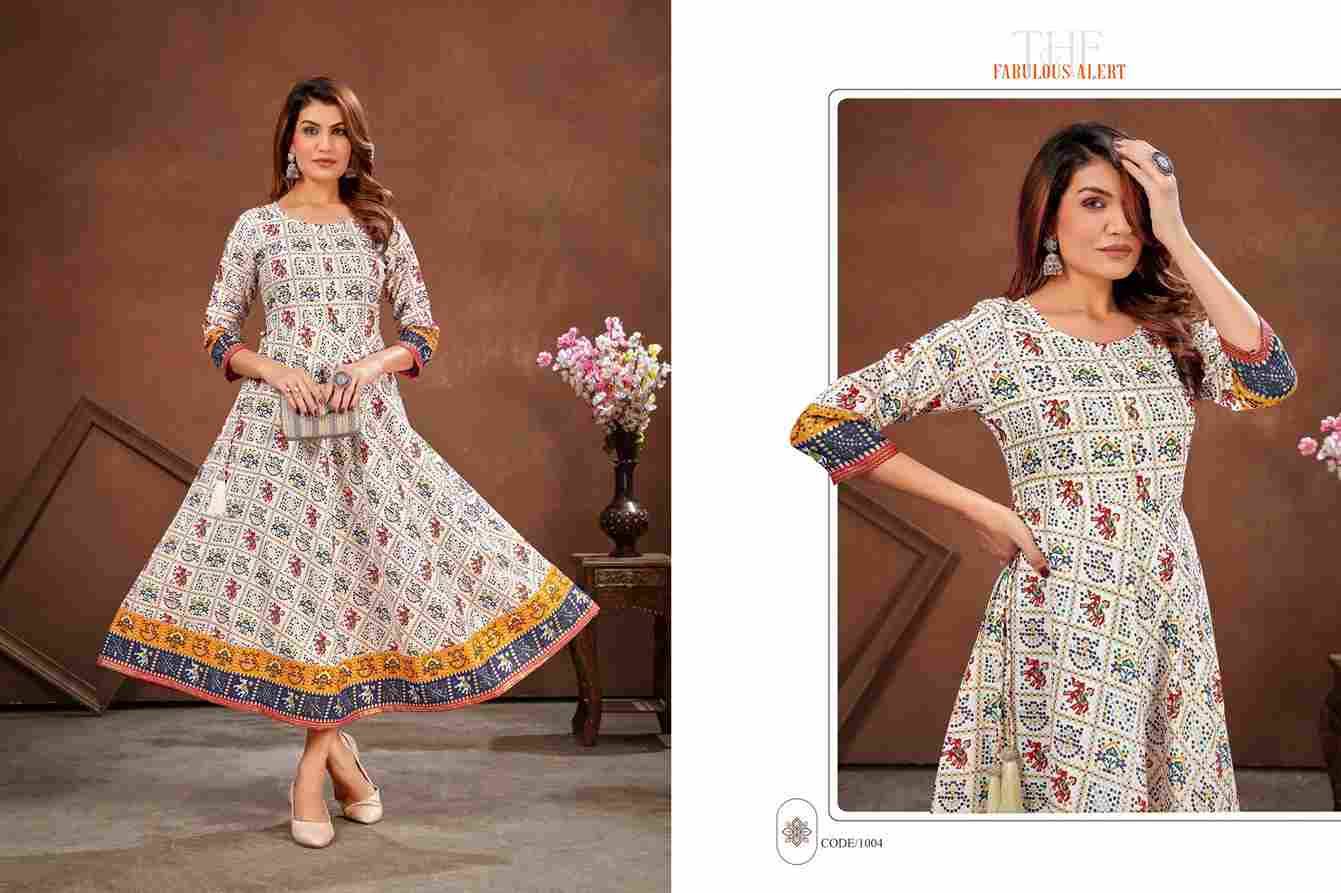 Patola Grown By Poonam Designer 1001 To 1004 Series Beautiful Stylish Fancy Colorful Casual Wear & Ethnic Wear Cotton Gown At Wholesale Price