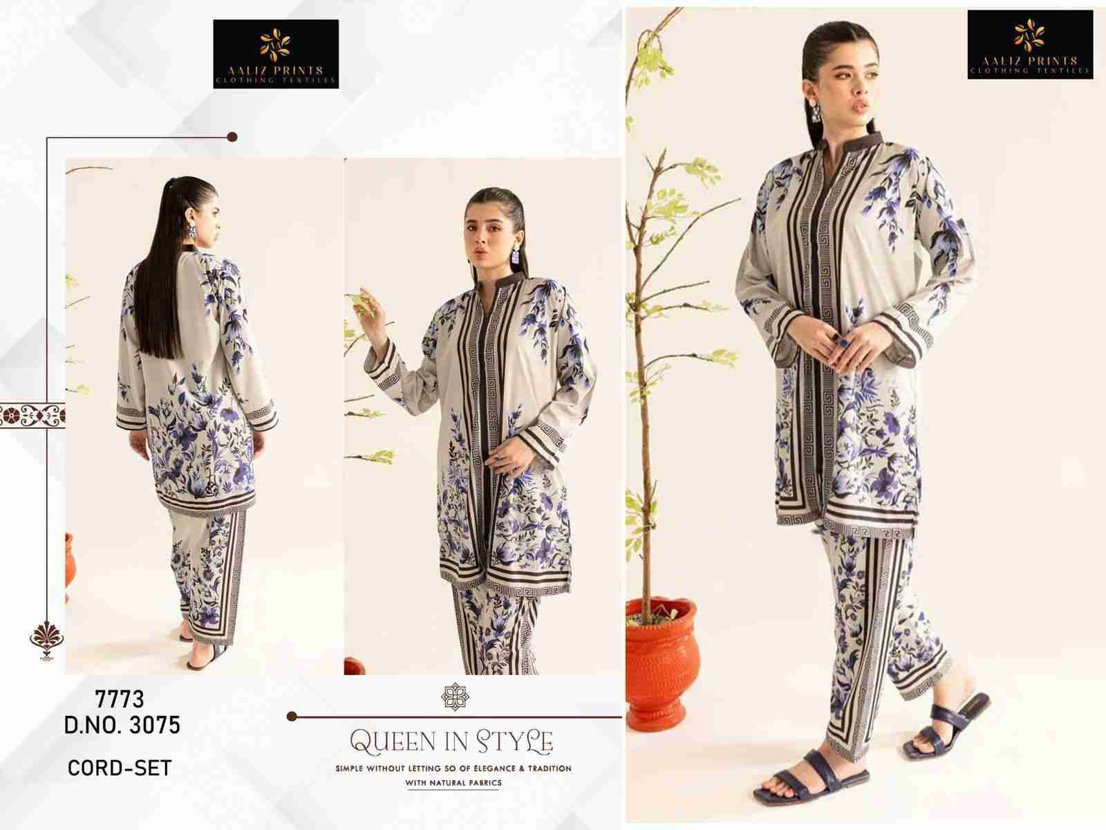 Cord Set Vol-5 By Aaliz Prints Designer Stylish Fancy Colorful Beautiful Party Wear & Ethnic Wear Collection Lawn Print Co-Ord At Wholesale Price