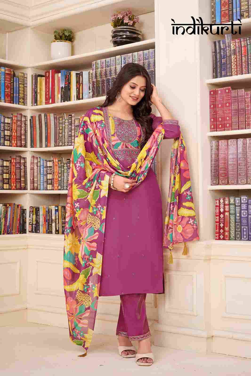 Zoya Vol-2 By Indikurti 01 To 04 Series Beautiful Stylish Festive Suits Fancy Colorful Casual Wear & Ethnic Wear & Ready To Wear Shimmer Dresses At Wholesale Price