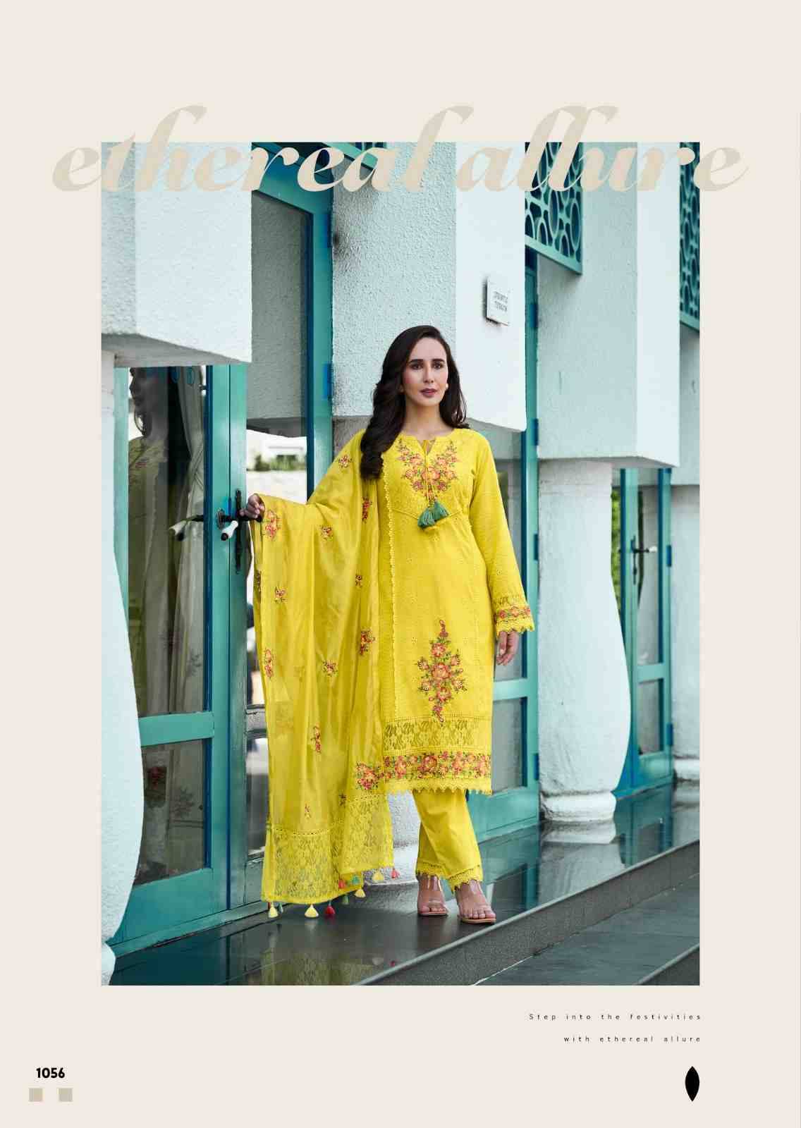 Vanya By Prm Trendz 1056 To 1061 Series Beautiful Pakistani Suits Colorful Stylish Fancy Casual Wear & Ethnic Wear Pure Cotton Dresses At Wholesale Price