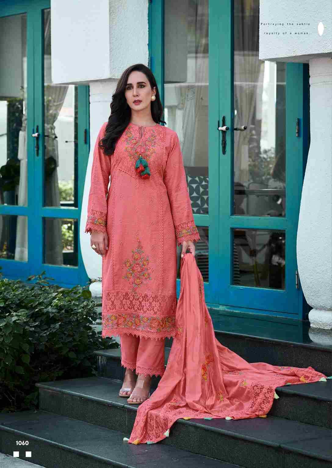 Vanya By Prm Trendz 1056 To 1061 Series Beautiful Pakistani Suits Colorful Stylish Fancy Casual Wear & Ethnic Wear Pure Cotton Dresses At Wholesale Price