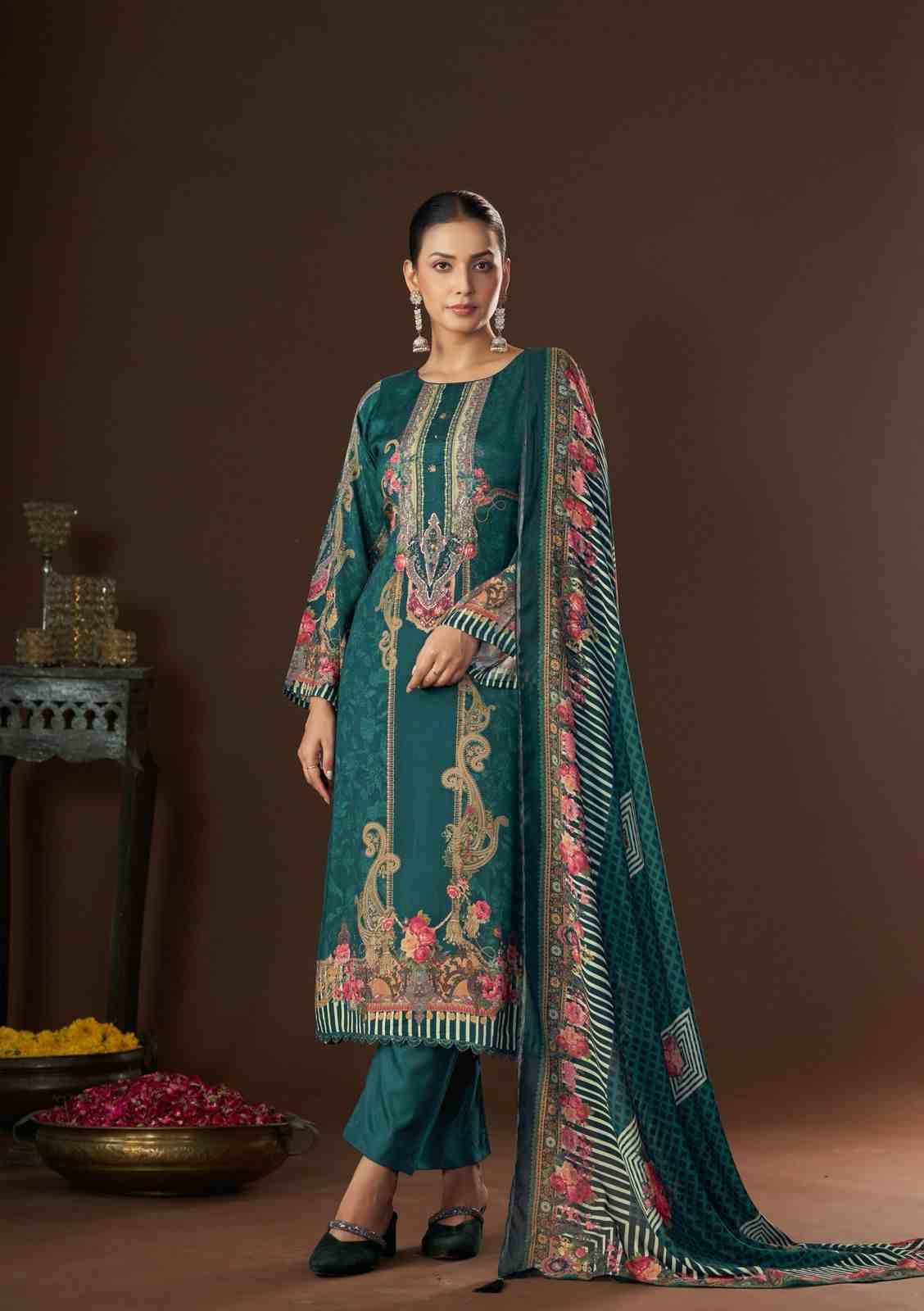 Yamika By Karva Designer Studio 01 To 04 Series Beautiful Festive Suits Colorful Stylish Fancy Casual Wear & Ethnic Wear Pure Viscose Muslin Dresses At Wholesale Price