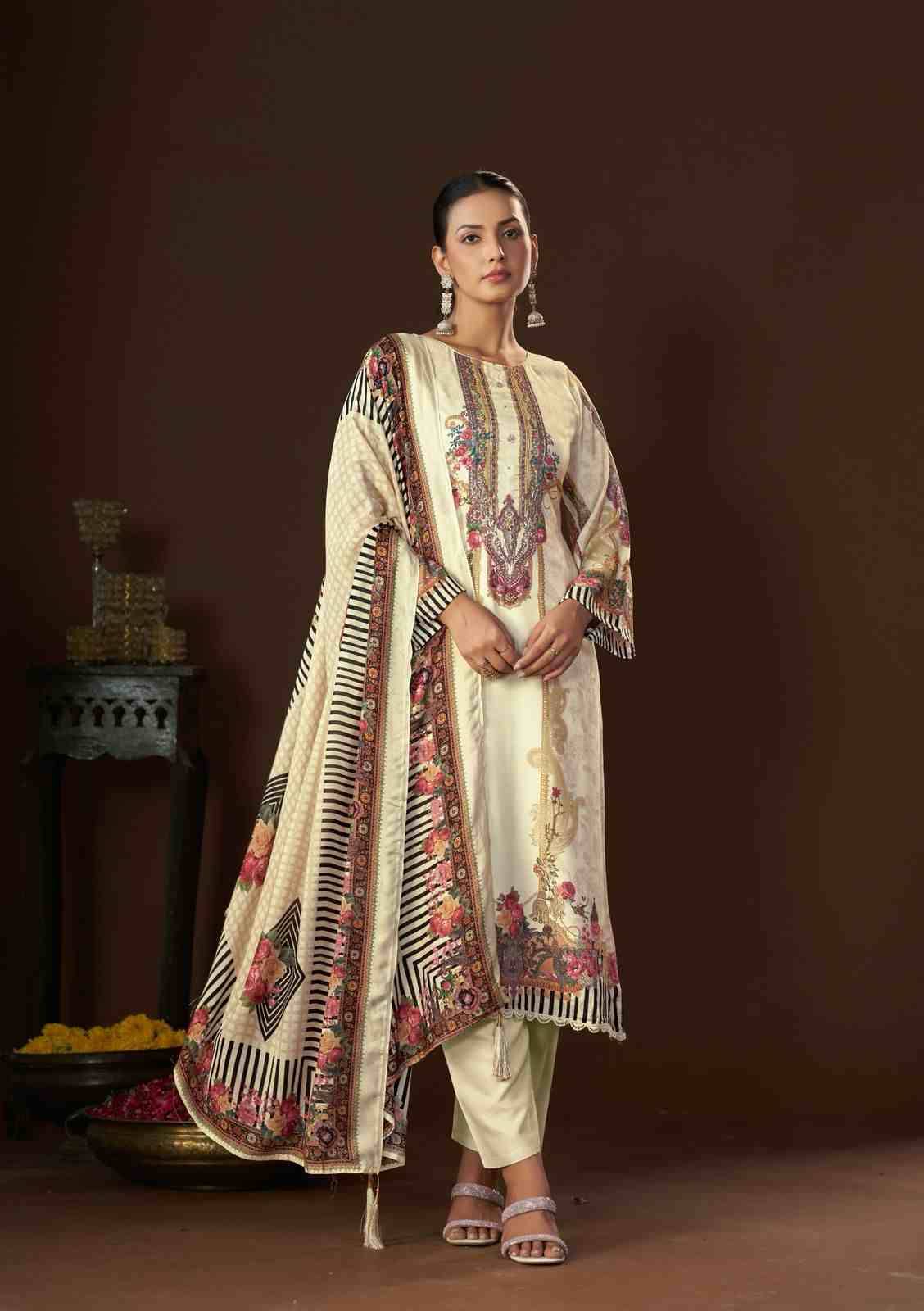 Yamika By Karva Designer Studio 01 To 04 Series Beautiful Festive Suits Colorful Stylish Fancy Casual Wear & Ethnic Wear Pure Viscose Muslin Dresses At Wholesale Price
