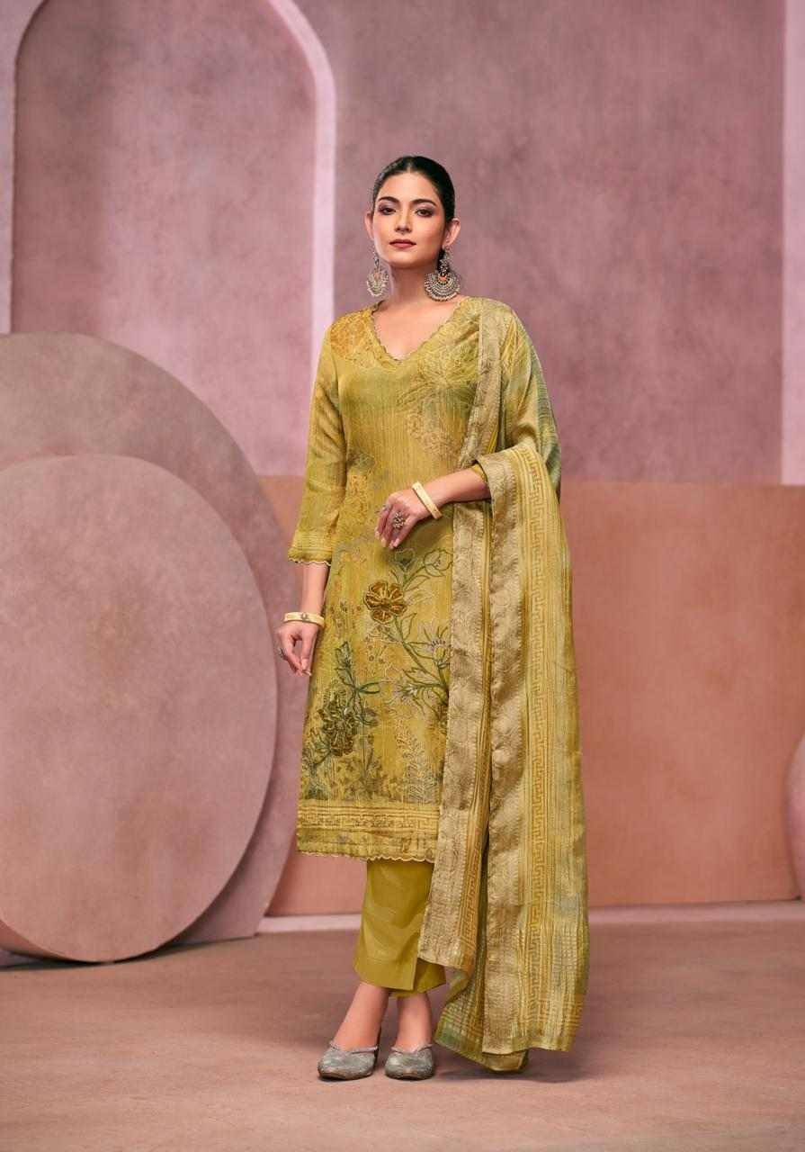 Vadanya By Sahiba Fabrics Beautiful Festive Suits Colorful Stylish Fancy Casual Wear & Ethnic Wear Tissue Shimmer Dresses At Wholesale Price